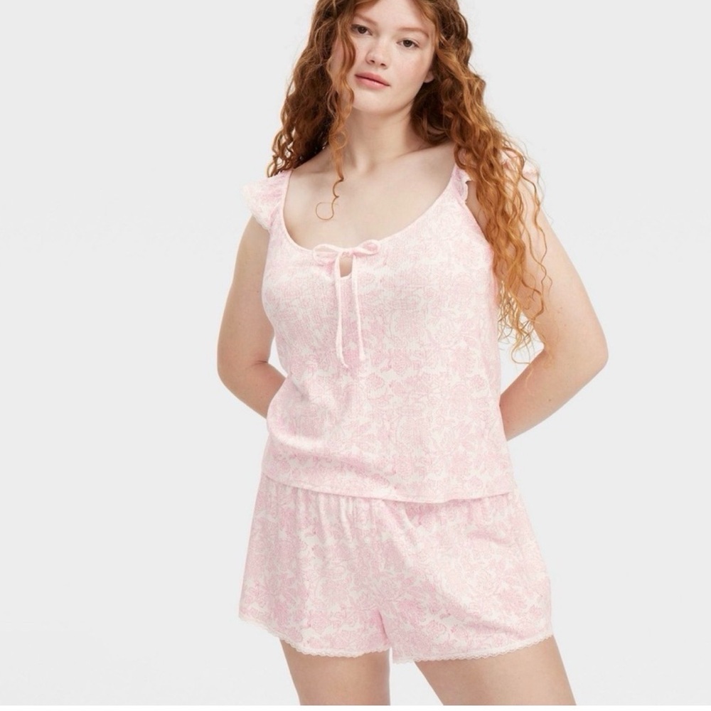 Roller Rabbit X Target Floral Pointelle PJ set